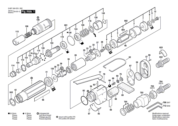 New Genuine Bosch 3603201023 Needle Roller