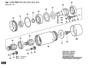 New Genuine Bosch 3603201030 Needle Roller