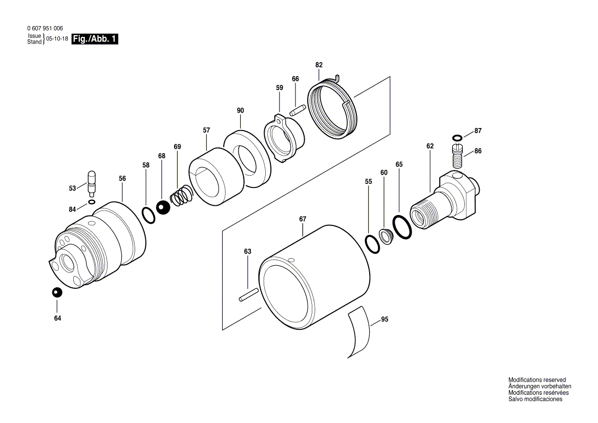 New Genuine Bosch 3603201068 Needle Roller