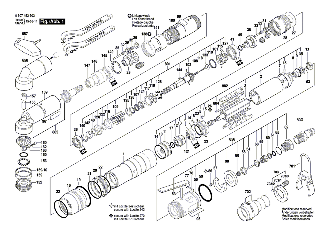 New Genuine Bosch 3603201085 Bolt