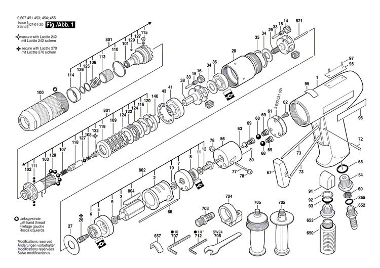 New Genuine Bosch 3603203004 Holding Pin