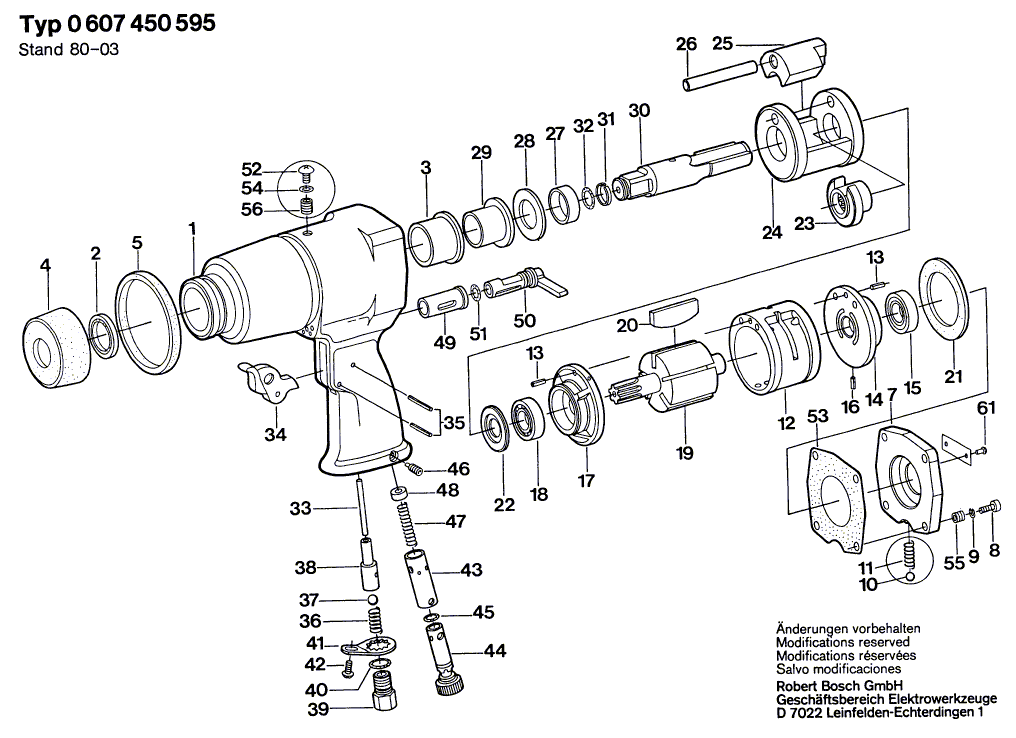 New Genuine Bosch 3603230016 Ball