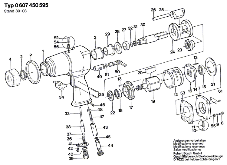 New Genuine Bosch 3603230016 Ball