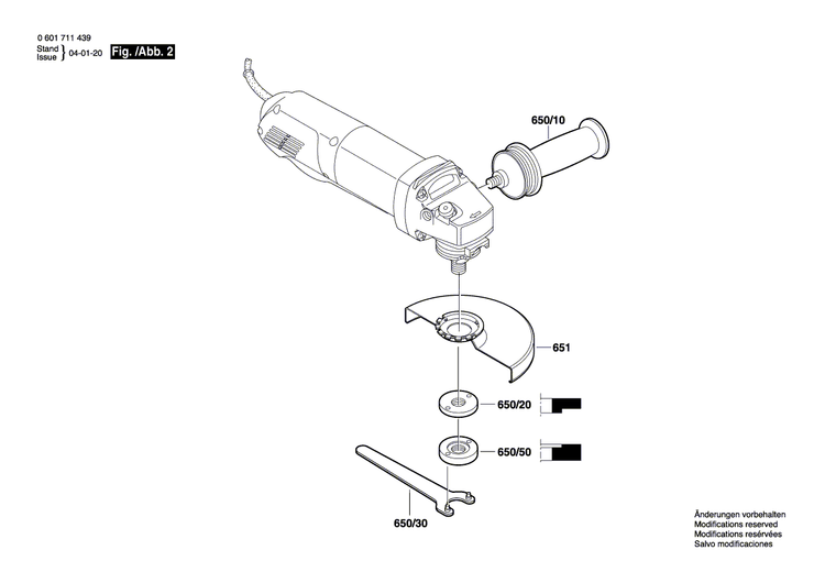 New Genuine Bosch 3603340501 Clamping-Flange