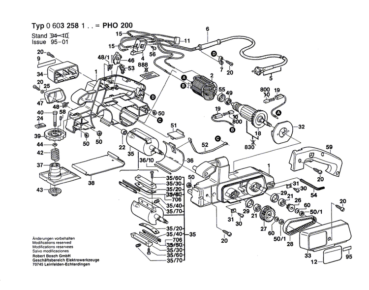New Genuine Bosch 3603342003 Adjusting Nut