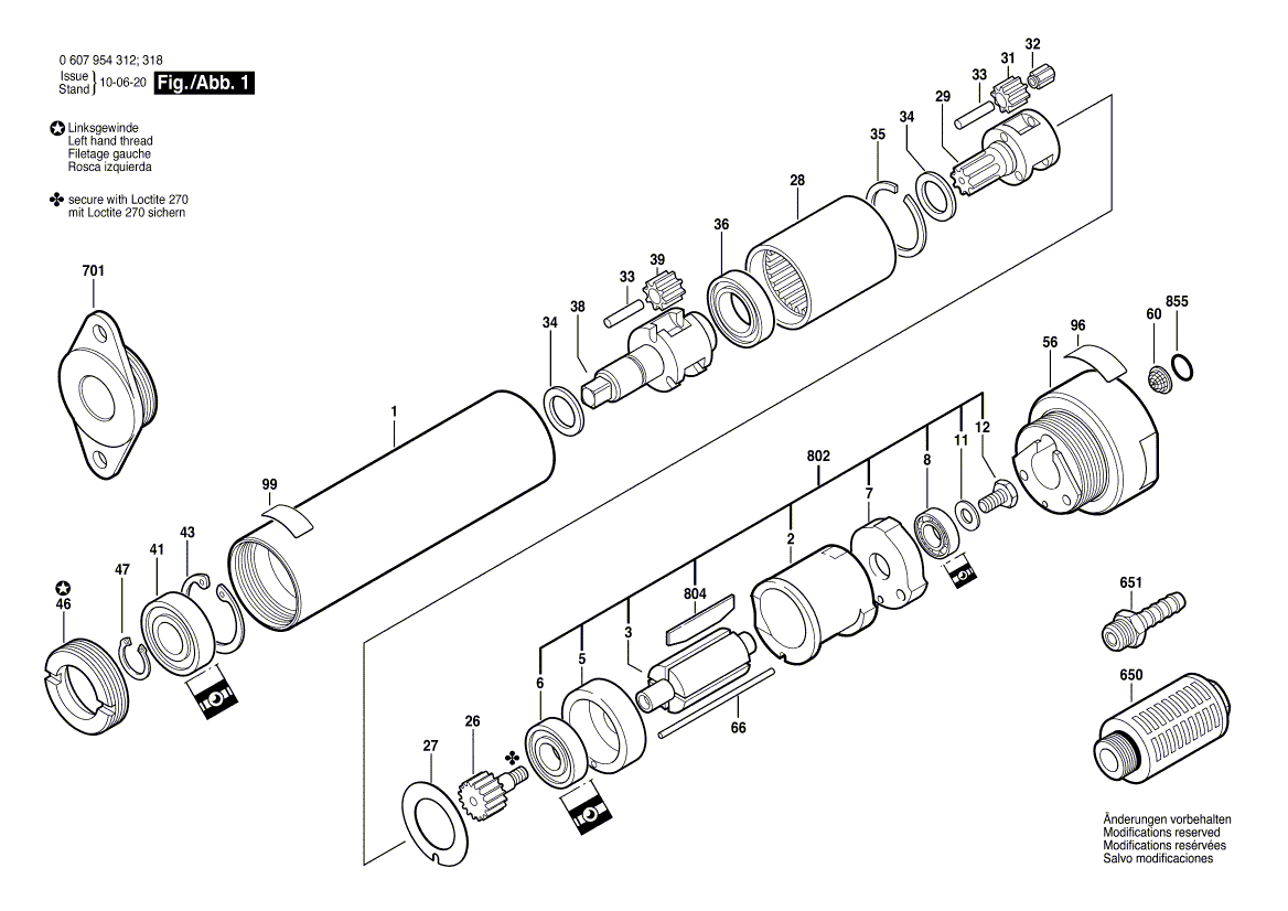 New Genuine Bosch 3603344005 Threaded Ring