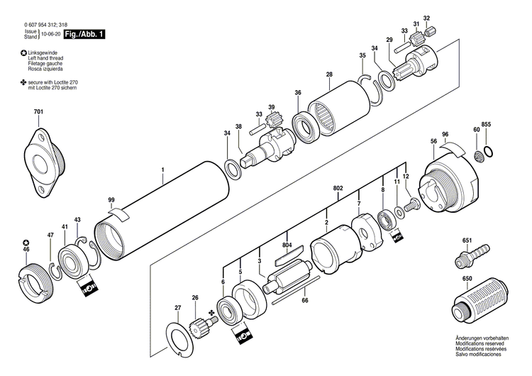 New Genuine Bosch 3603344005 Threaded Ring