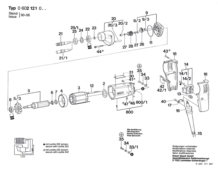 New Genuine Bosch 3603344013 Threaded Ring