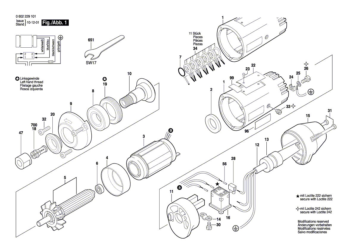 New Genuine Bosch 3603344014 Threaded Ring