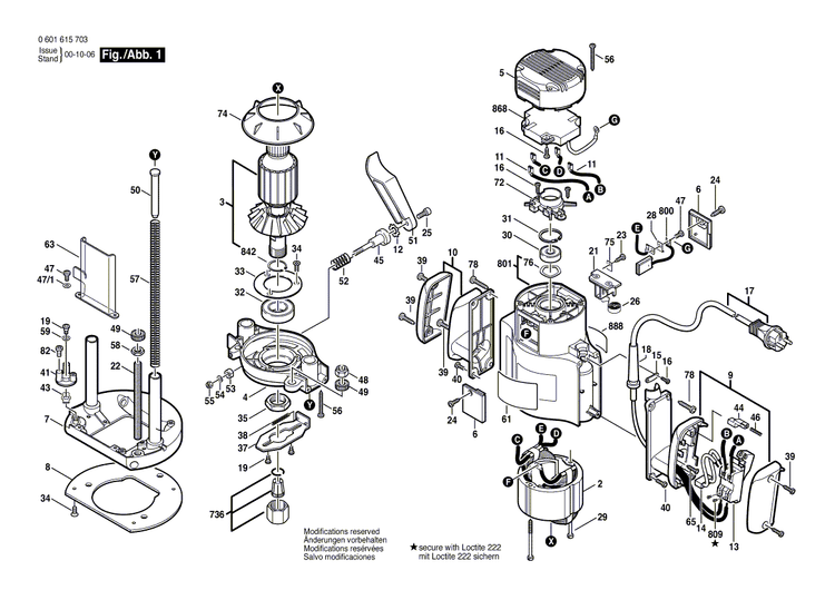 New Genuine Bosch 3603345509 Knob