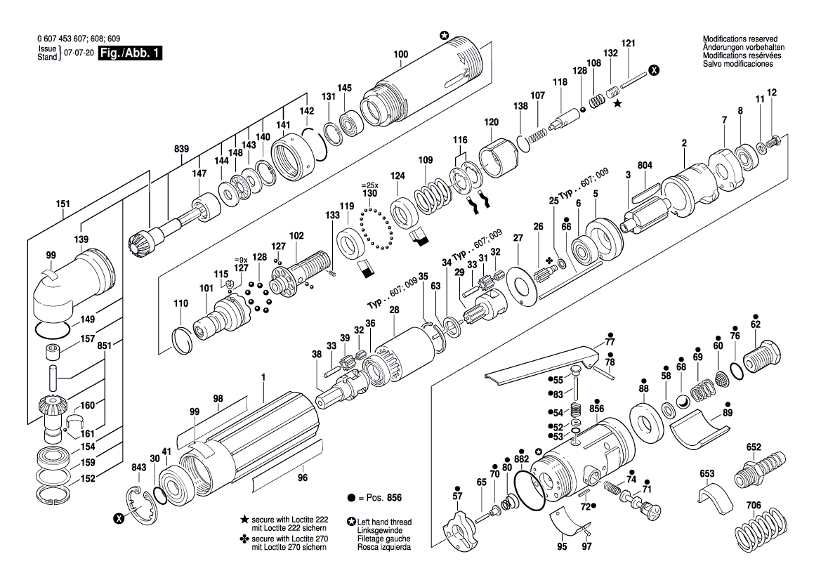 New Genuine Bosch 3603400001 Set screw