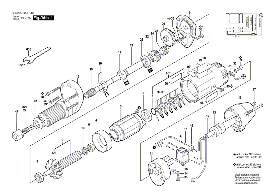 New Genuine Bosch 3603402000 Set screw