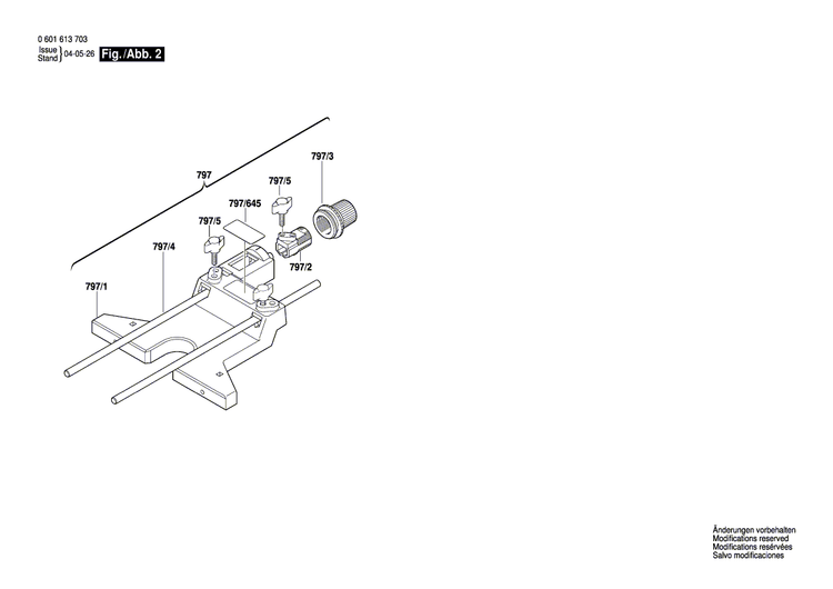 New Genuine Bosch 3603410504 Socket head cap screw