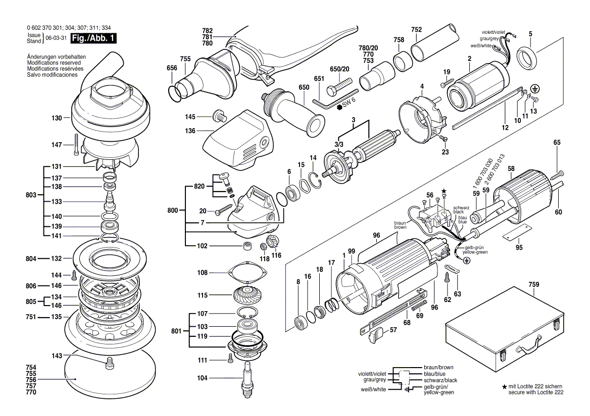 New Genuine Bosch 3603414017 Hex Socket Head Cap Screw