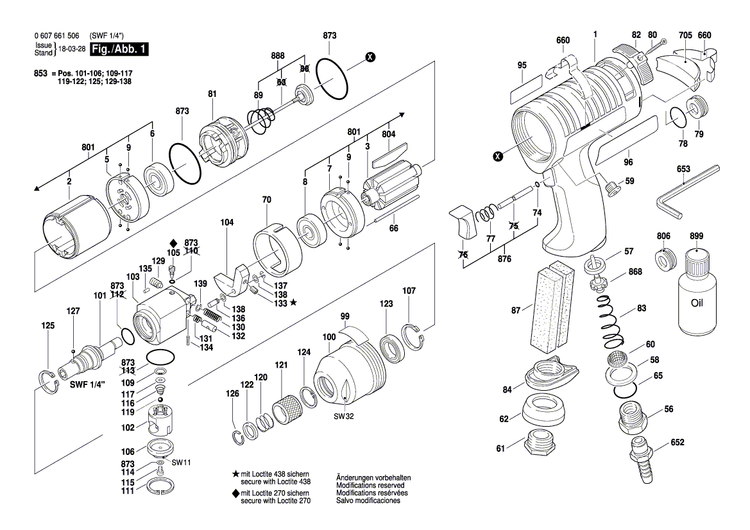 New Genuine Bosch 3603414021 Adjusting Screw