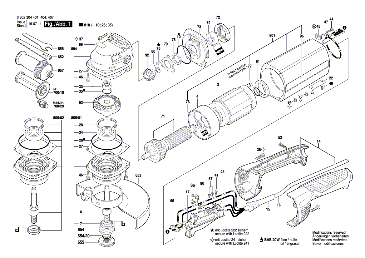 New Genuine Bosch 3603435038 Spring retaining ring