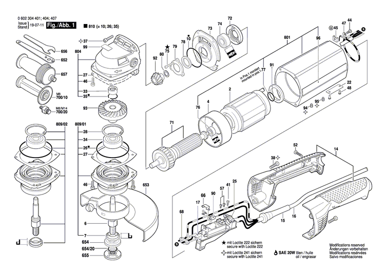 New Genuine Bosch 3603435038 Spring retaining ring