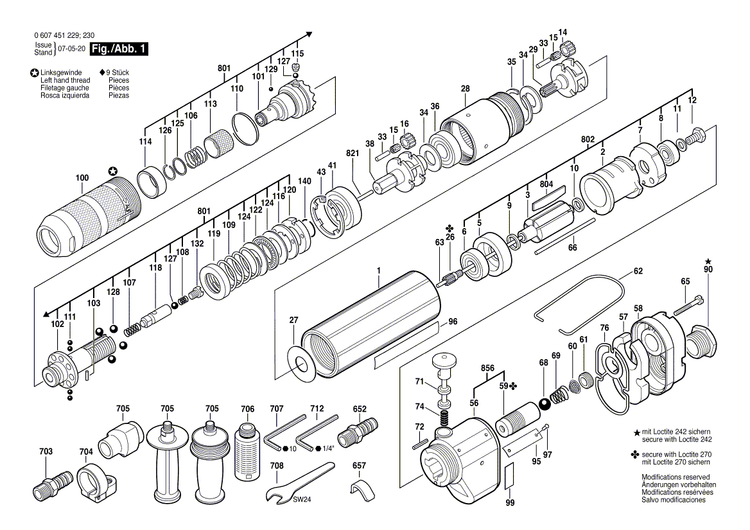 New Genuine Bosch 3603450000 Hex Screw