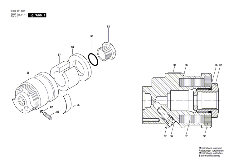 New Genuine Bosch 3603458019 Fitting