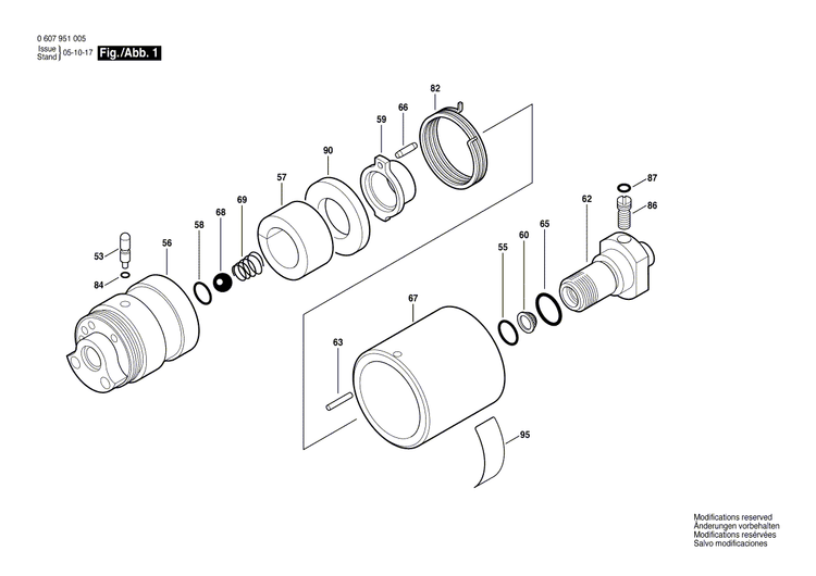 New Genuine Bosch 3603458020 Fitting