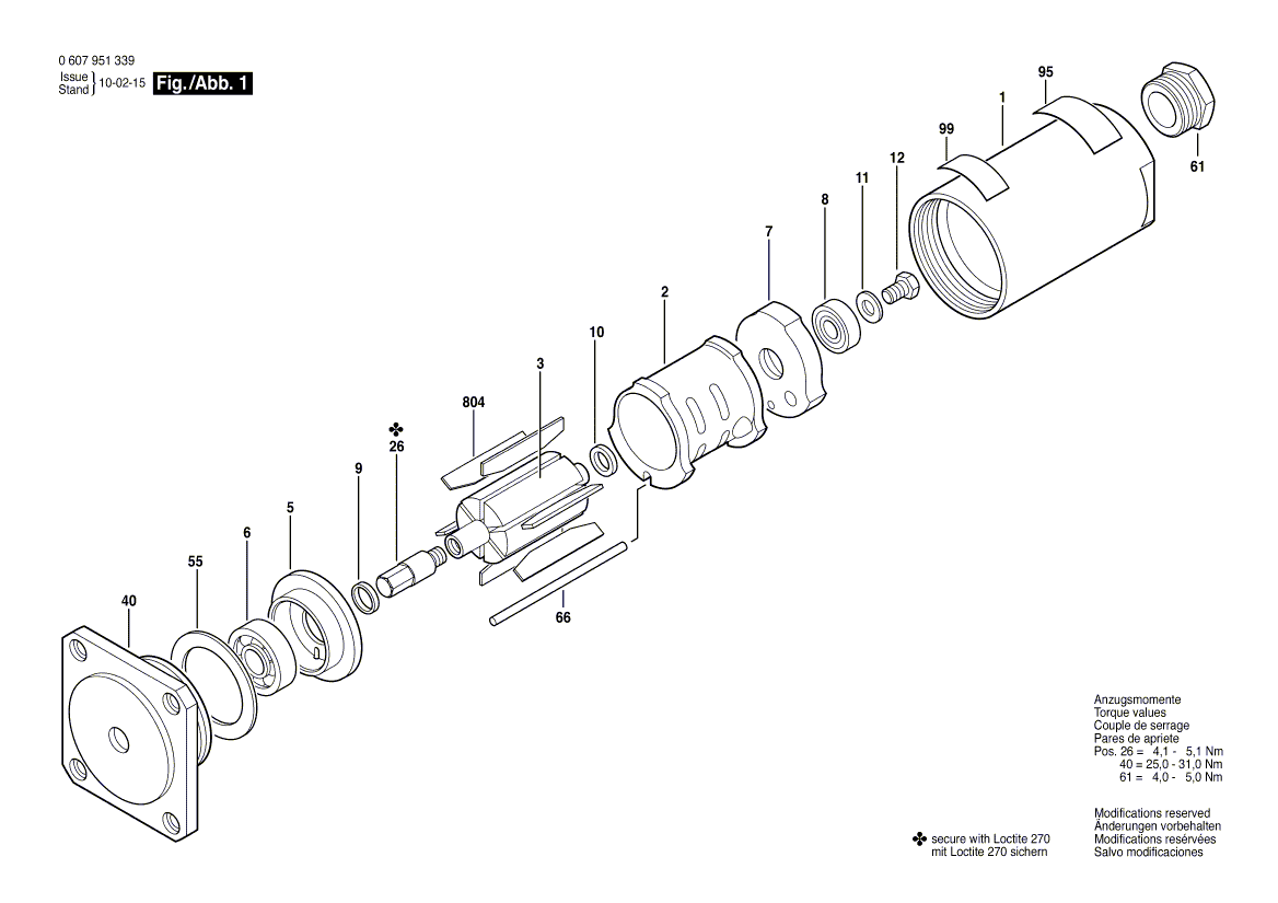 New Genuine Bosch 3603462017 Silencer