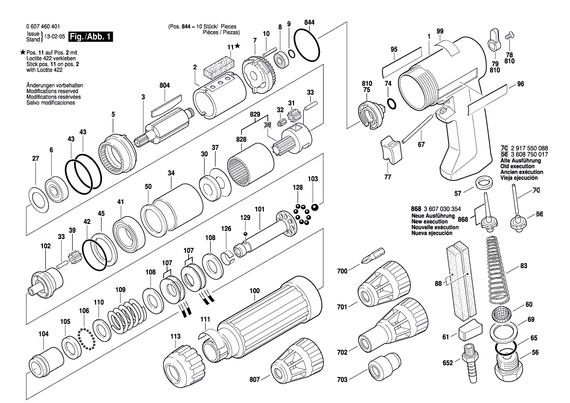 New Genuine Bosch 3603462019 Fitting
