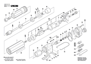 New Genuine Bosch 3603523000 Grinding Spindle