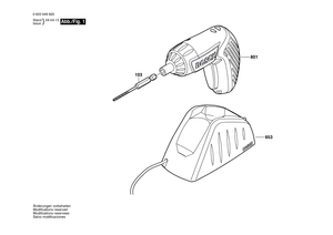 New Genuine Bosch 3603J49820 Cordless Screw Driver