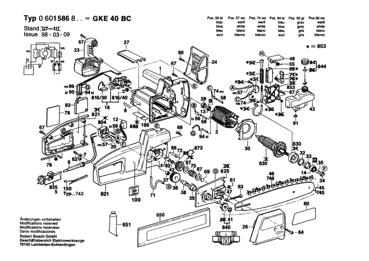 New Genuine Bosch 3604010050 Armature