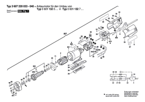 New Genuine Bosch 3604010067 Armature