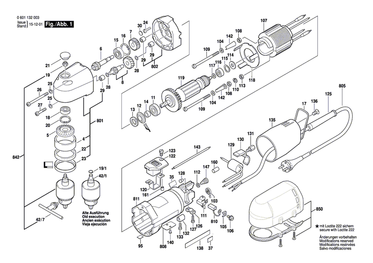 New Genuine Bosch 3604010067 Armature