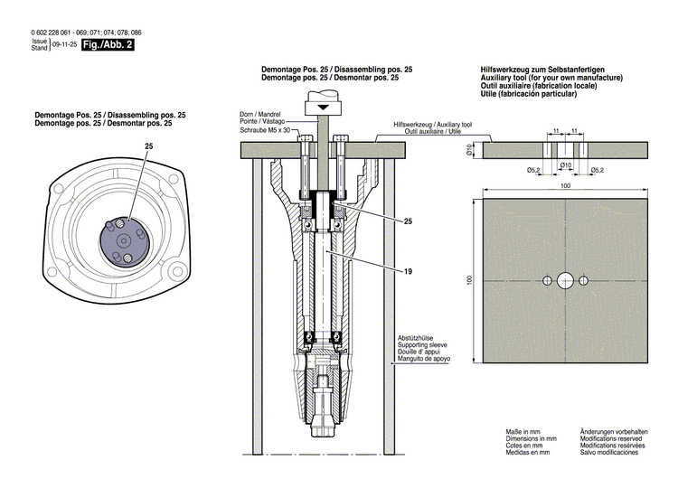 New Genuine Bosch 3604080003 Rotor Without Winding