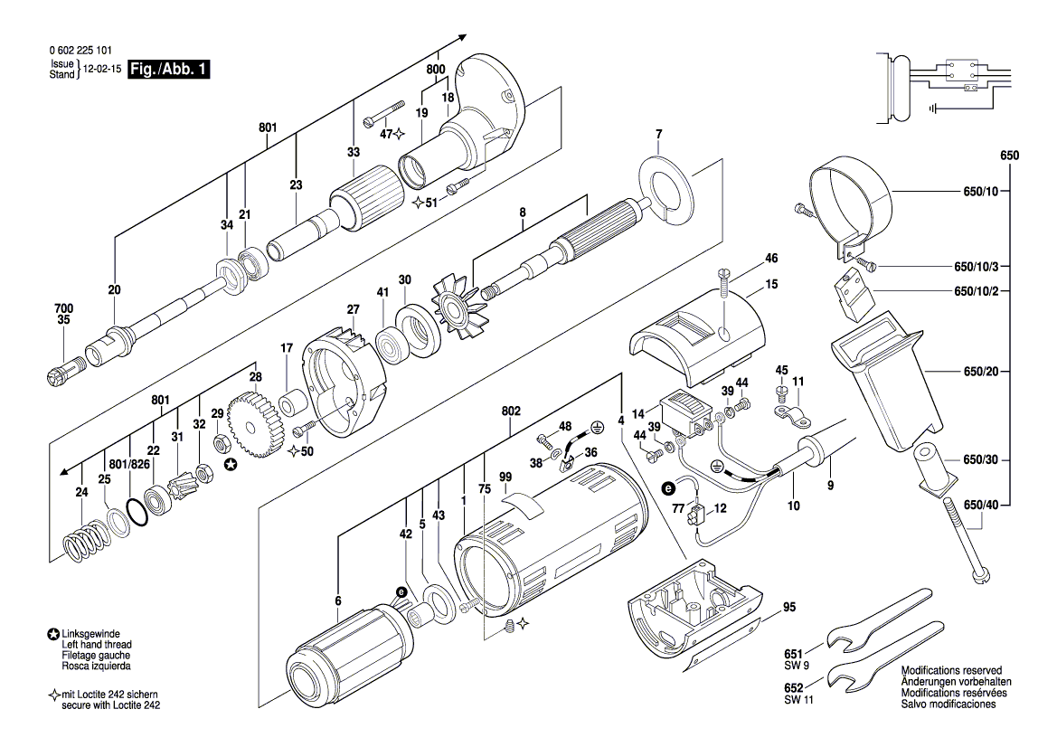 New Genuine Bosch 3604080017 Rotor Without Winding