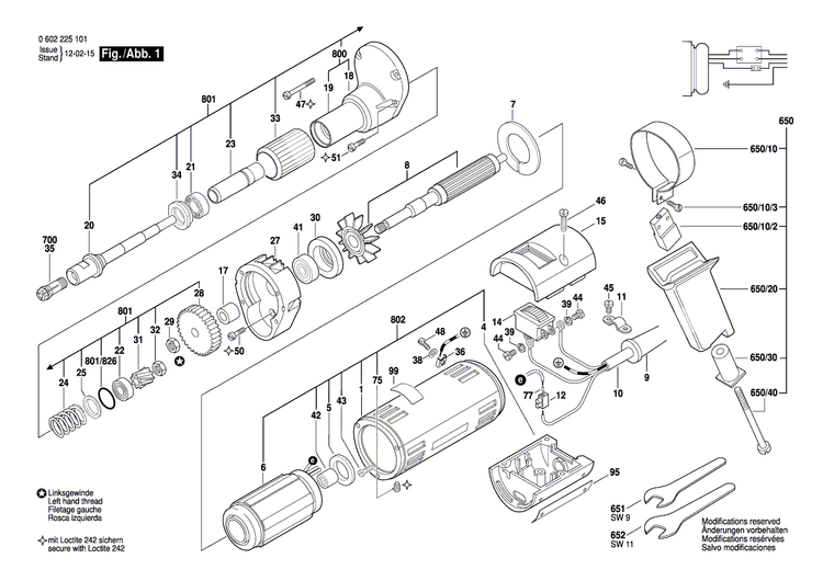 New Genuine Bosch 3604080017 Rotor Without Winding