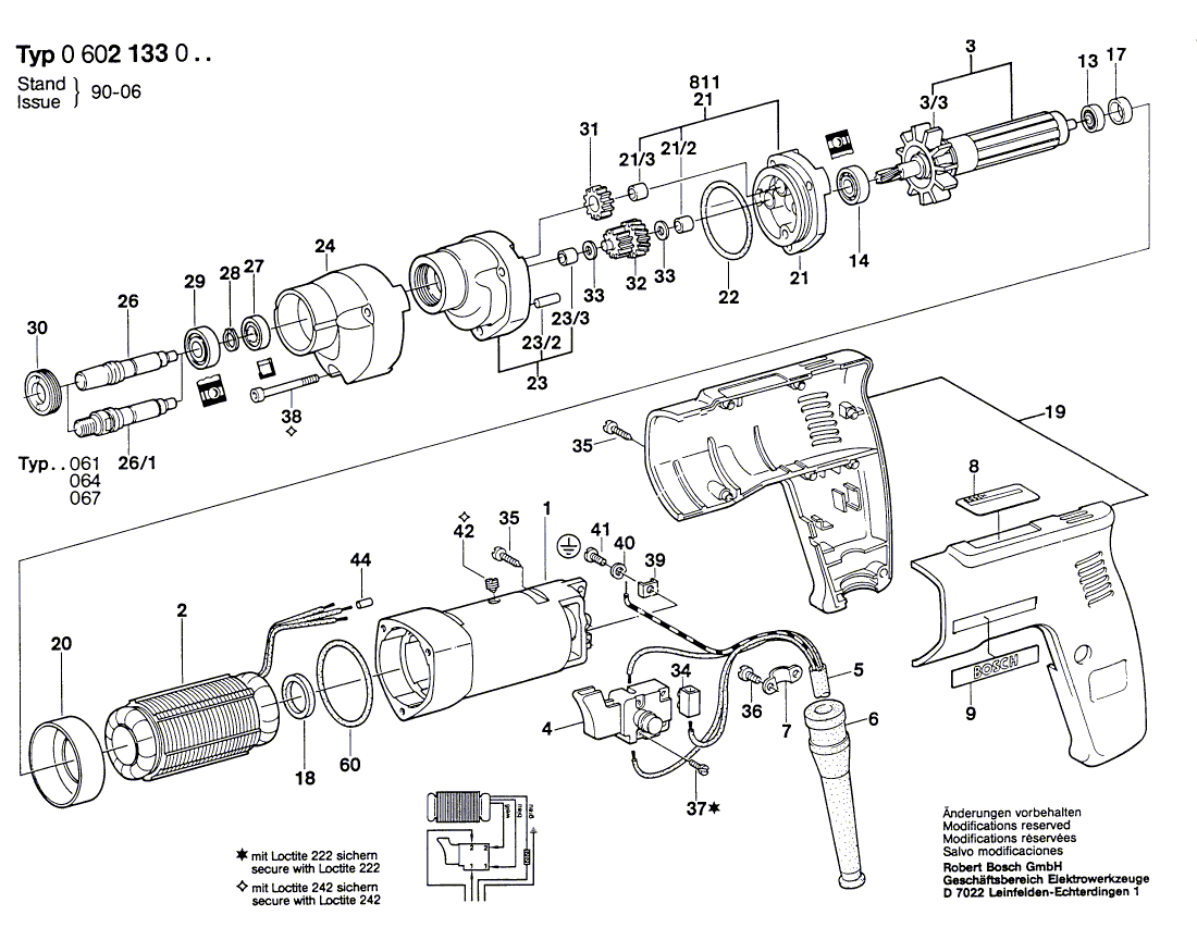 New Genuine Bosch 3604080021 Rotor