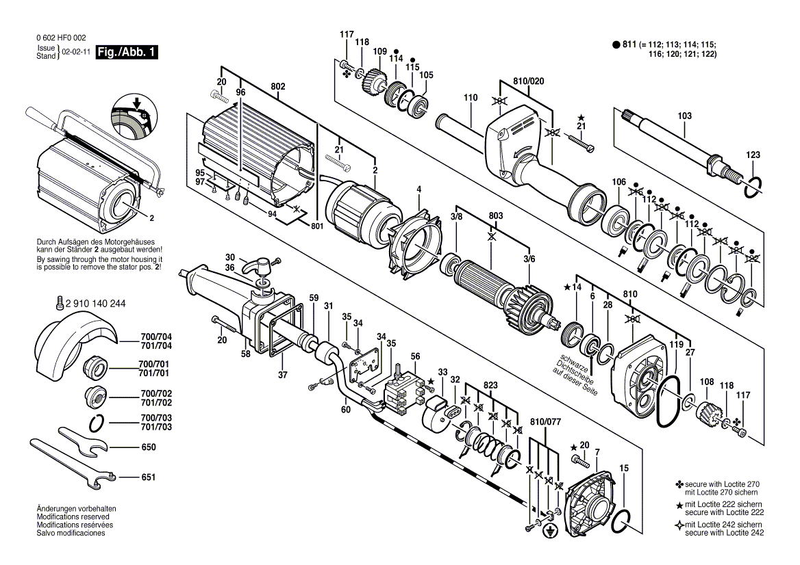 New Genuine Bosch 3604080037 Rotor