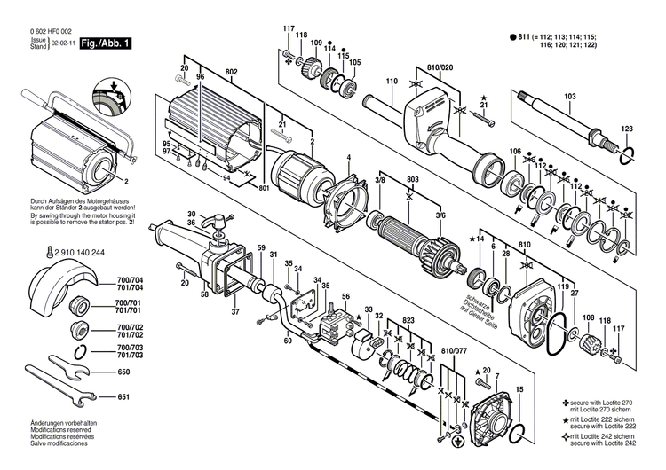 New Genuine Bosch 3604080037 Rotor