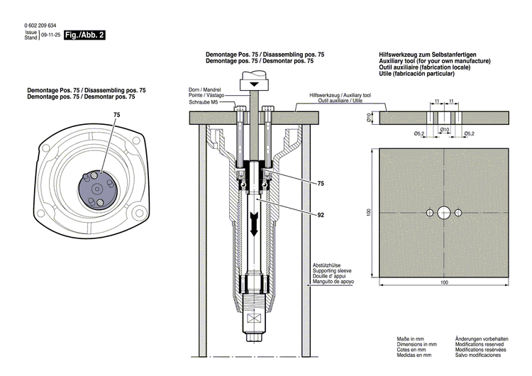 New Genuine Bosch 3604080054 Rotor Without Winding