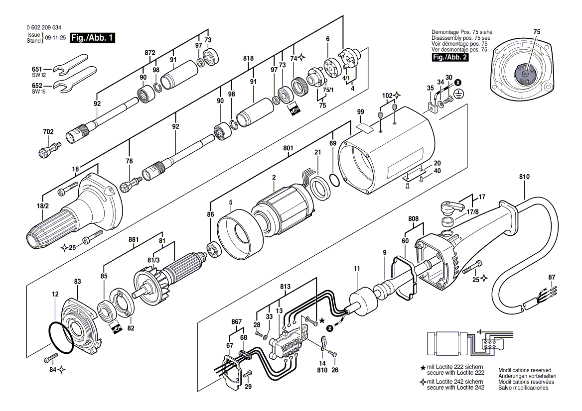 New Genuine Bosch 3604080054 Rotor Without Winding