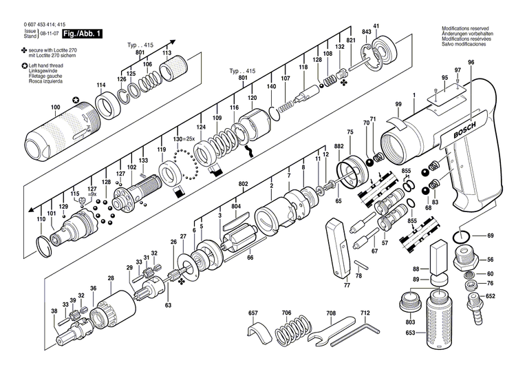 New Genuine Bosch 3604090010 Stator