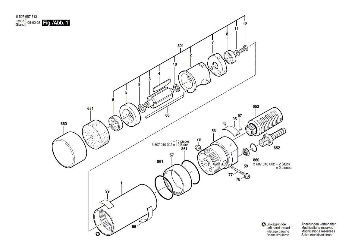 New Genuine Bosch 3604090023 Stator