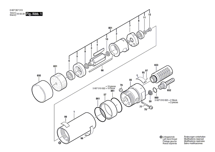 New Genuine Bosch 3604090023 Stator