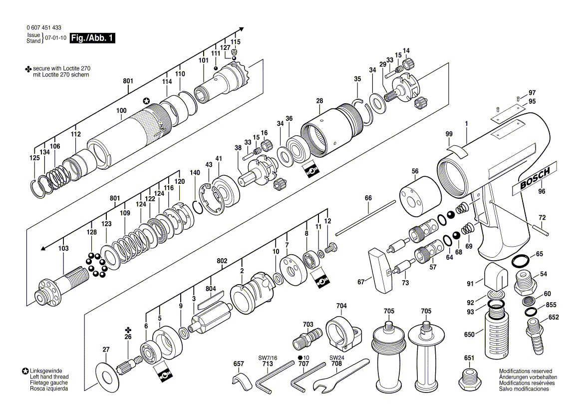 New Genuine Bosch 3604220003 Rotor