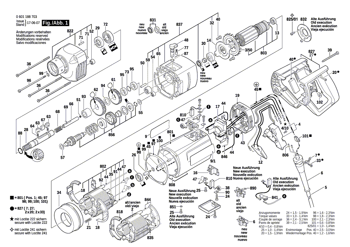 New Genuine Bosch 3604220154 Field