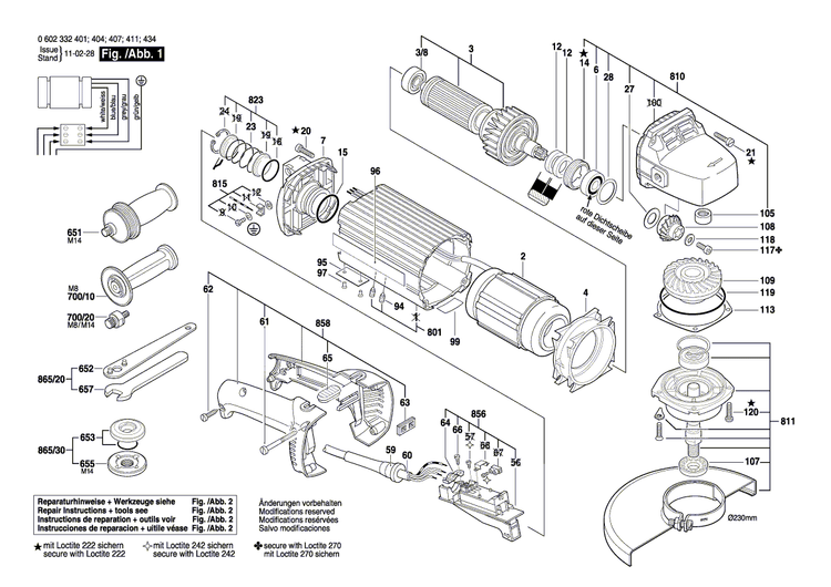 New Genuine Bosch 3604229057 Stator