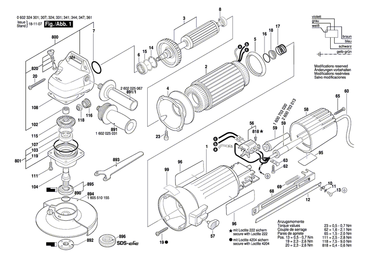 New Genuine Bosch 3604229113 Stator