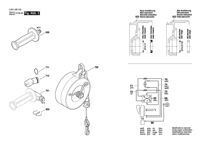 New Genuine Bosch 3604438008 Connecting Cable