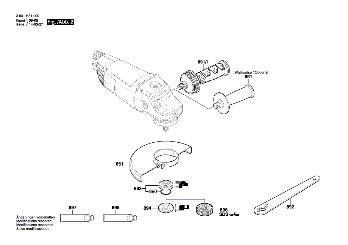 New Genuine Bosch 3604460047 Power supply cord