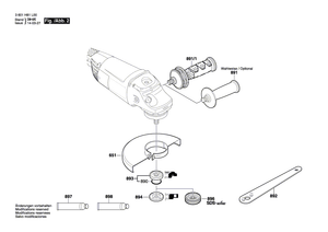 New Genuine Bosch 3604460047 Power supply cord