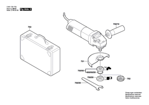 New Genuine Bosch 3604460058 Power supply cord